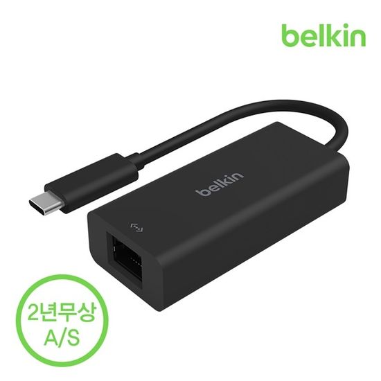 벨킨 USB 4 C타입 to 이더넷 2.5Gps 어댑터 INC012bt