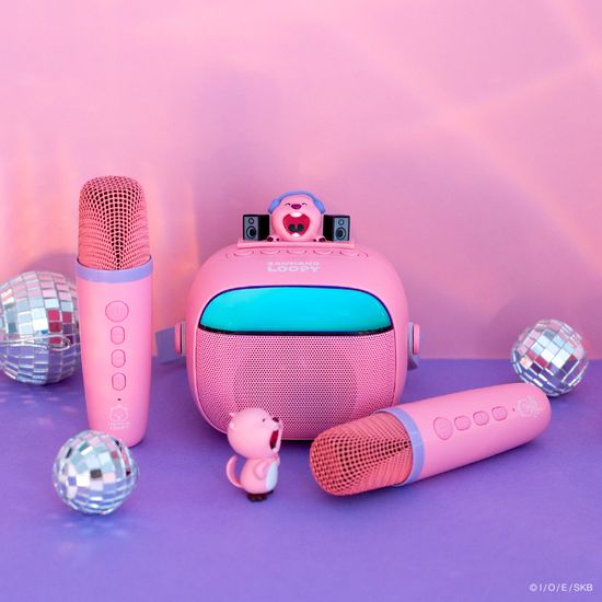 잔망루피 미니 블루투스 스피커 마이크 2개 세트