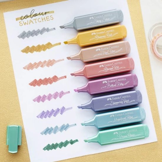 파버카스텔 텍스트라이너 메탈릭 형광펜 4색 A 154623