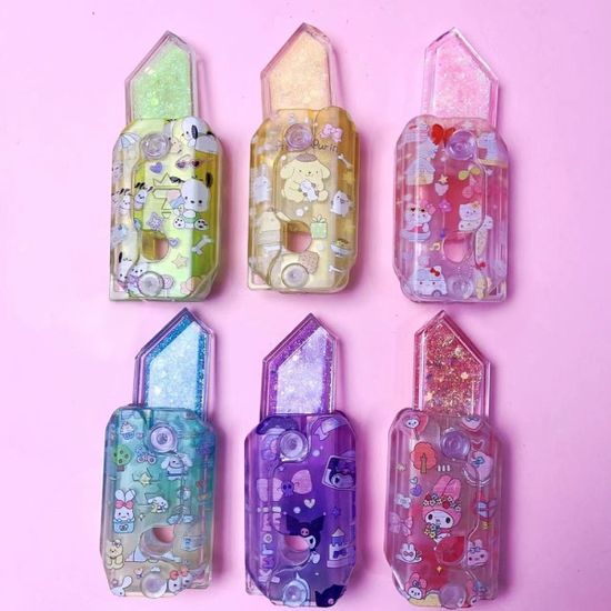 LED 글리터 토이 클로 나이프 피젯 칼 4종세트 스피너