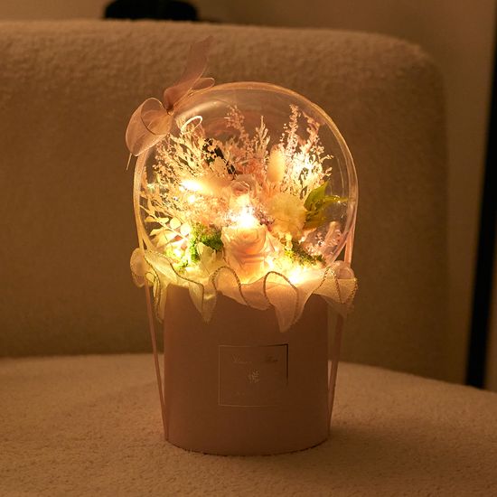 시들지 않는 생화 프리저브드 플라워 LED조명