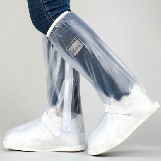 장마철 바이크 라이딩 롱 레인슈즈커버 2p 슈즈커버 