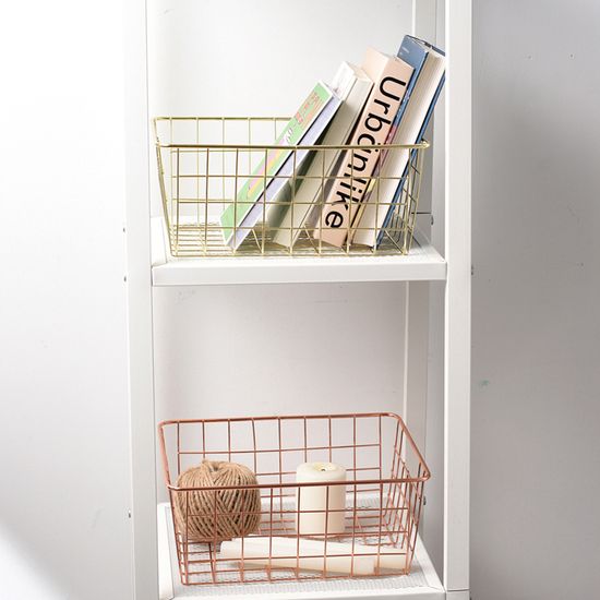 메쉬네팅 집꾸미기 메탈 소품 수납 정리함