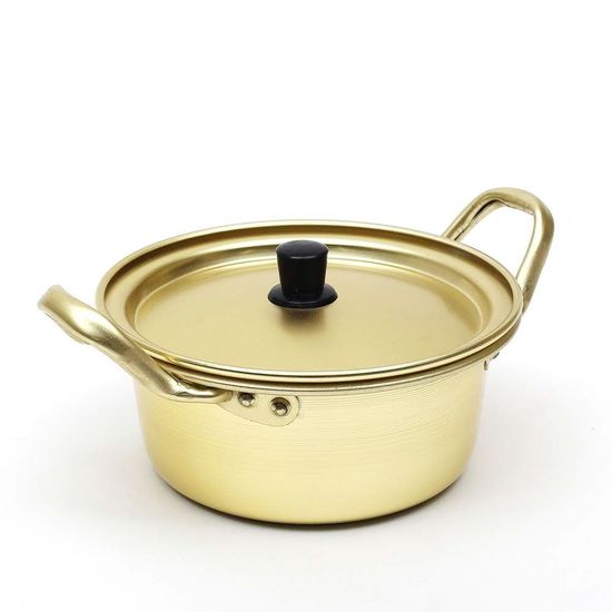 16cm 양은 냄비 가벼운 야외 캠핑 라면(WFHS2QM)