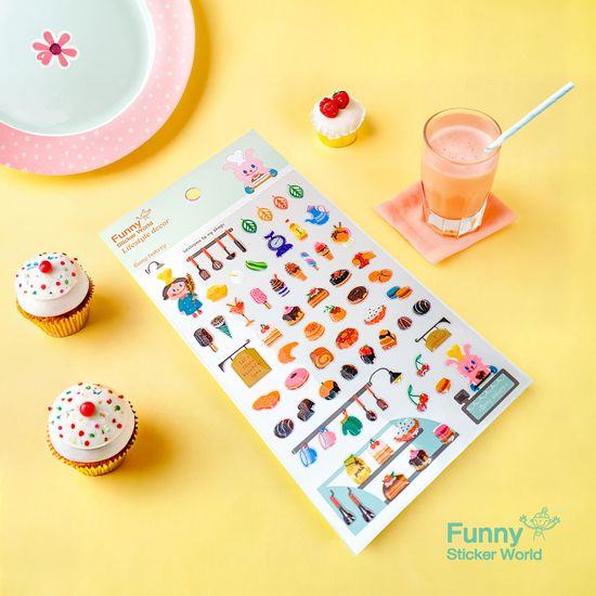 퍼니스티커 Z816E 바니의 빵집 에폭시 라이프스타일