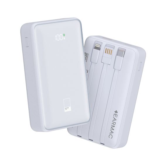 이어맥 팬톤 일체형 고속 대용량 보조배터리 20000mAh