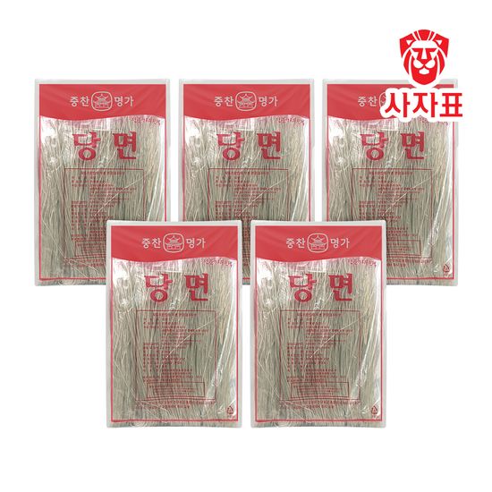 [사자표]중찬명가 중화당면(중식용) 2kg x 5개