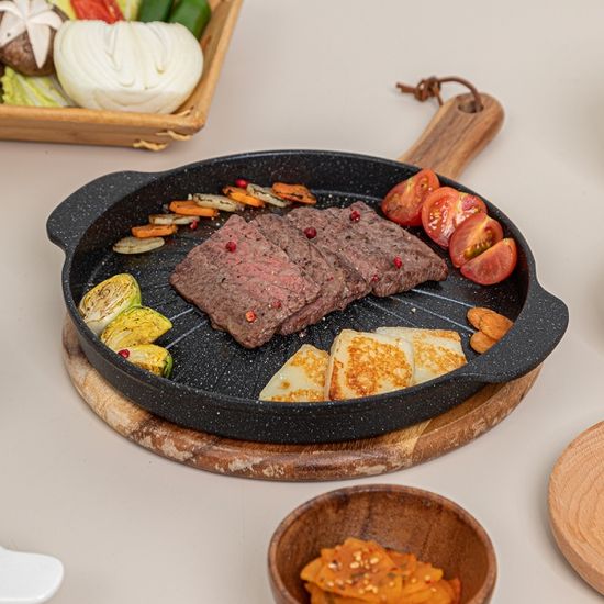 에코라믹 서빙 미니 불판 캠핑 구이팬