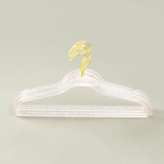 리빙룸 라운드 옷걸이 10p세트(레드 펄) 상의옷걸이