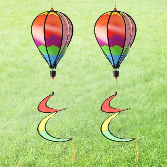 에어벌룬 열기구 바람개비 2p세트(B) 축제 팔랑개비