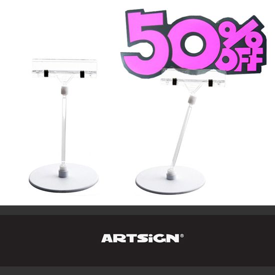 T자 게시물꽂이 쇼클립 50개벌크(WB65FBA)