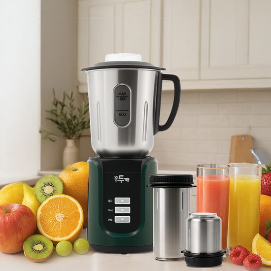 홍두깨 중형 스테인리스 믹서기 UCW-R3548