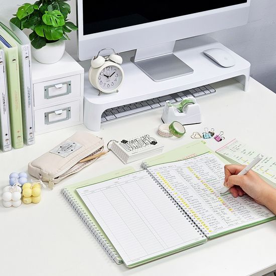 마넷 말차그린 스프링 노트 B5