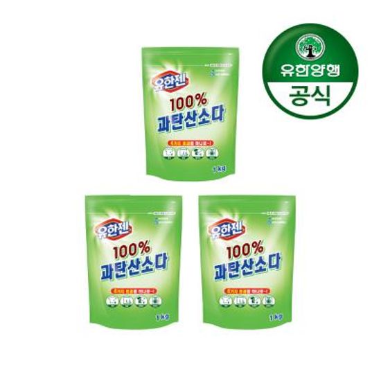 유한젠 과탄산소다(분말) 1kg 3개