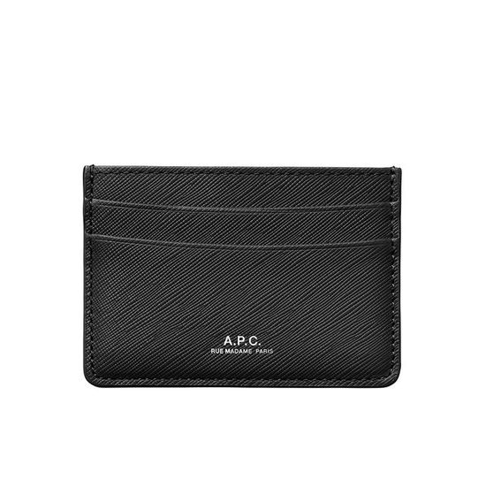 아페쎄 APC 앙드레 카드지갑 카드홀더 LZZ BLACK