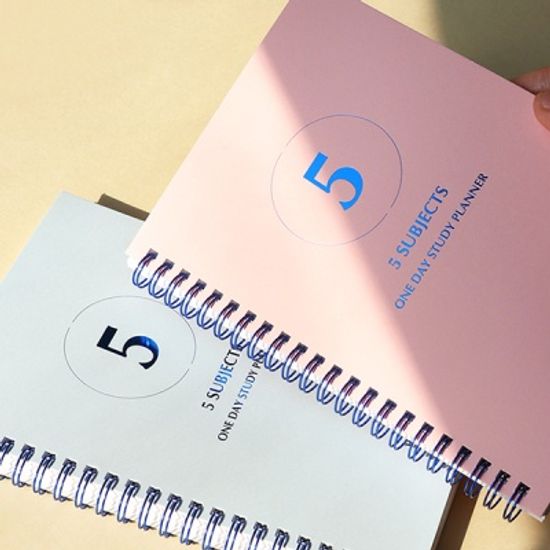 원데이 스터디플래너 - 5Subjects (100일)