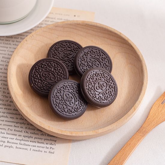 원형 초코 쿠키 모형 1개