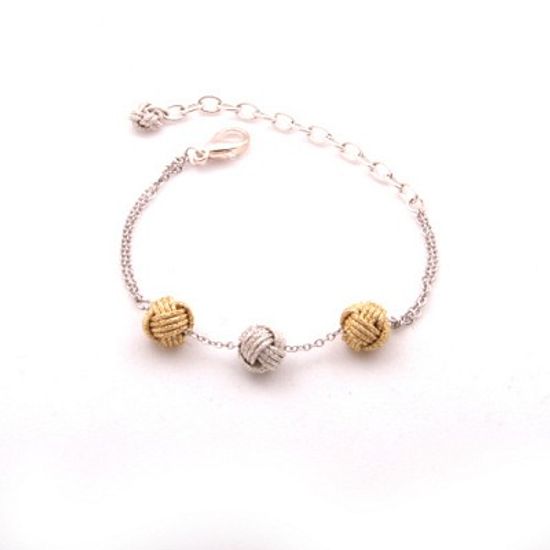 Triple knot ball 팔찌