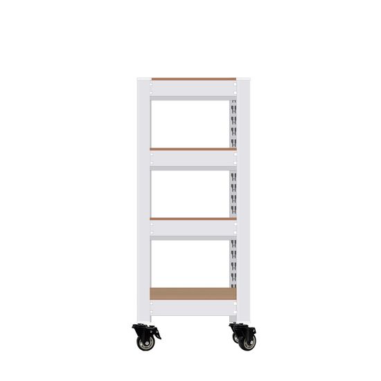 홈던트하우스 이동식선반 대형바퀴 4단 700x300x1200