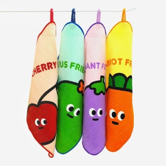 핑크풋 2000당근친구들핸드타올