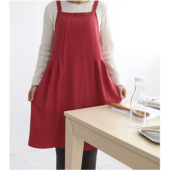 [콩지] 드레스 앞치마