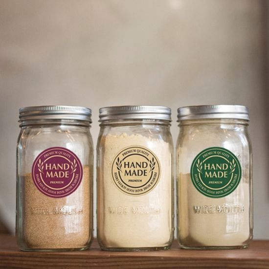 핸드메이드 밴드형 스티커(80개) 홈메이드 포장라벨