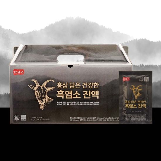 한삼근 홍삼 담은 건강한 흑염소 진액 70ml x 30포