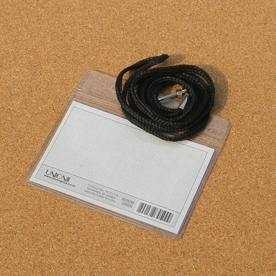 PVC 500 목걸이 카드명찰 NT0019-가로형 2팩(40개)