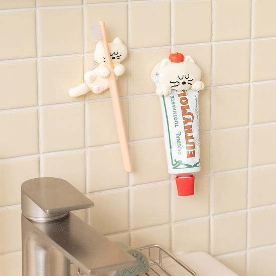Brunch Brother 모그리 칫솔걸이 & 치약걸이 세트