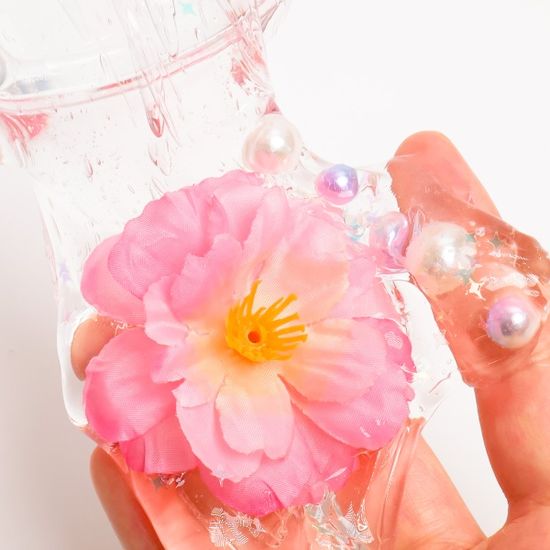 벚꽃조화 100ml 슬라임 액체괴물 안전한 수제 슬라임