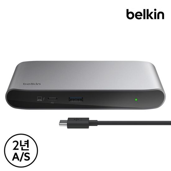 벨킨 5in1 썬더볼트4 C타입 도킹스테이션 INC013qc