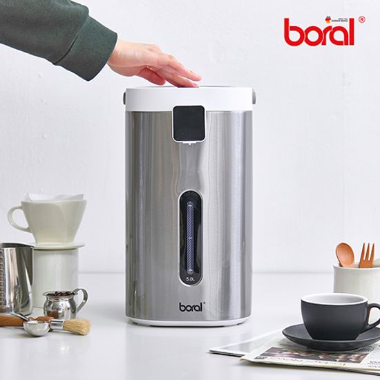보랄 자동 출수 5L 보온포트 보온병 BR-Y500WP