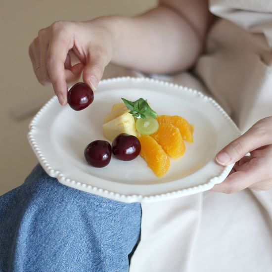 메종 펄 플레이트 S 감성 테이블웨어 원형 접시