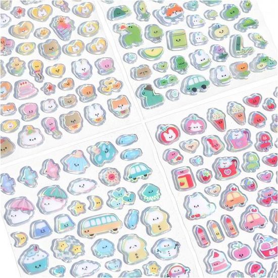 핑크풋 홀로그램젤리스티커ver2