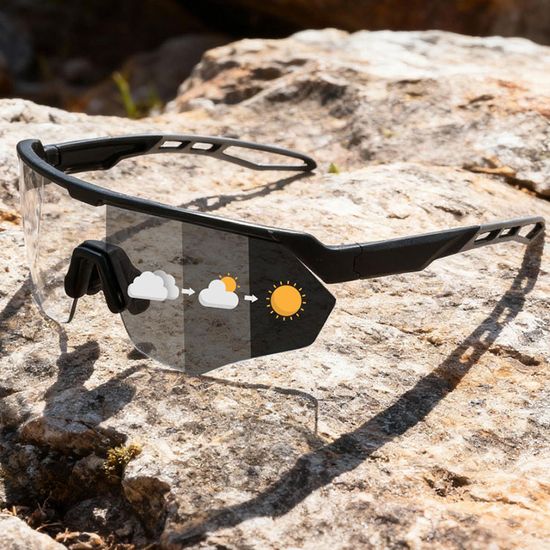 LUXEYE 변색 선글라스 스포츠 고글 썬글라스 1044-1