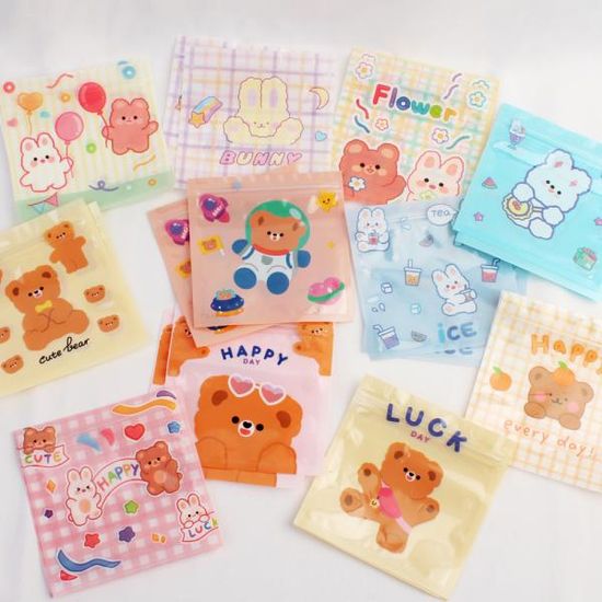 다용도 포장 지퍼백 어린이집 선물 답례품 파우치