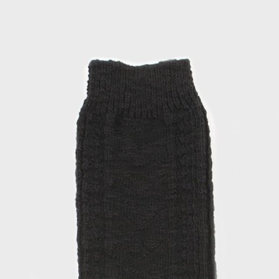 브이 링크스 니트양말 (블랙)