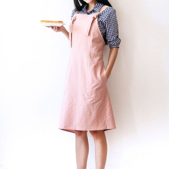 끈매듭 멜빵 원피스 앞치마 애견미용 꽃집앞치마9-1