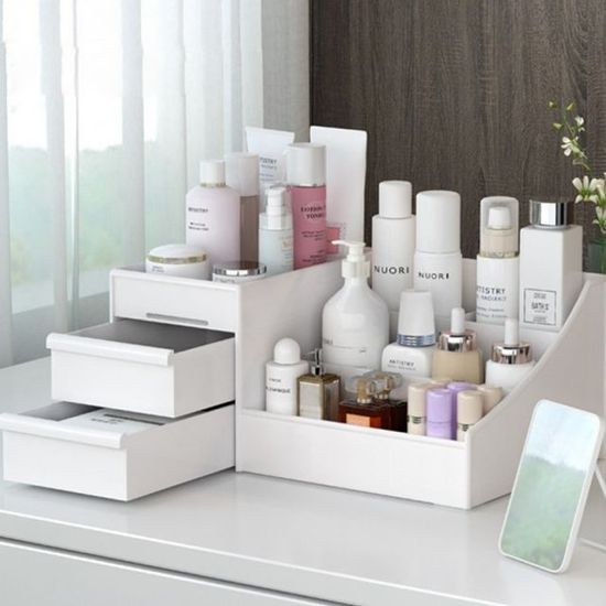 화장품 정리함 수납 트레이 보관함(WFGLEX8)