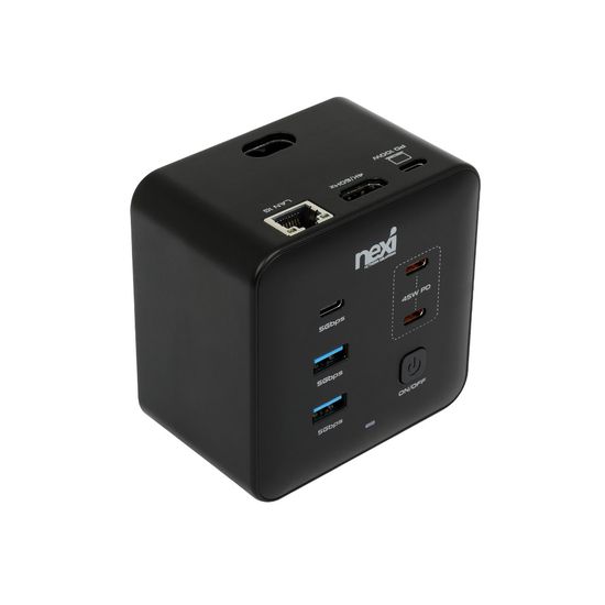 (NEXI) 넥시 8in1 Type-C 멀티 도킹스테이션 (NX1460)