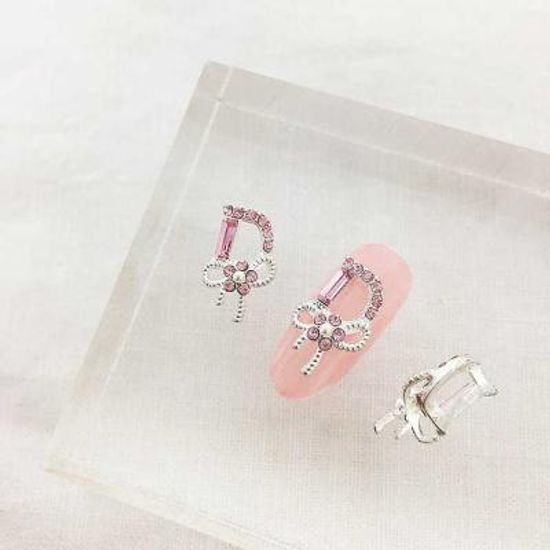 Woman bonita nailparts 큐빅메탈 D플라워 1개