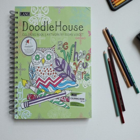 컬러링북-doodle house