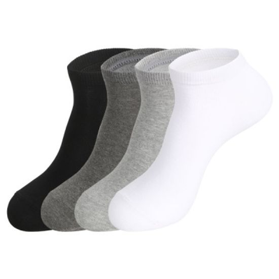 [쿠비카]무지 남성 스니커즈 단목양말 CHM-S403