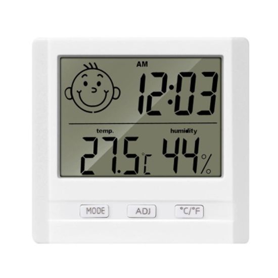 리터스 디지털 온도계 습도계/탁상시계 겸용 온습도계