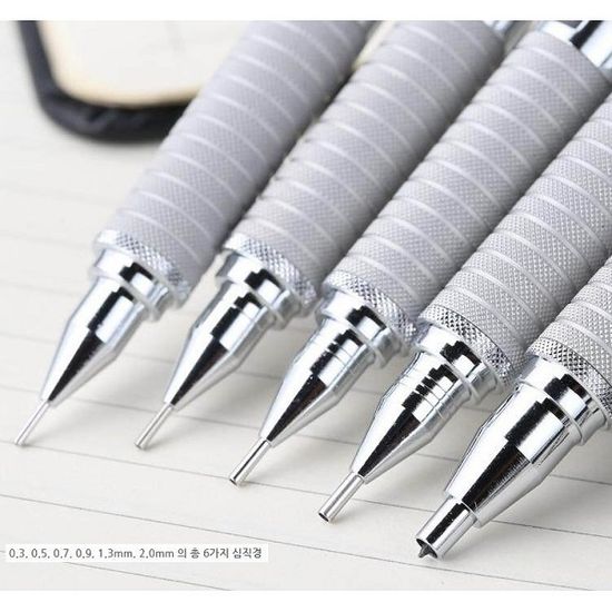 스테들러 알루미늄바디 1.3mm 샤프펜슬 실버 925 25