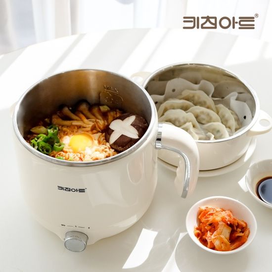 키친아트 2IN1 멀티 쿠커 전기냄비 찜기 KP-REX1800