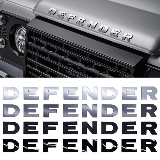 DEFENDER 디펜더 레터링 엠블럼 스티커 자동차 용품[W