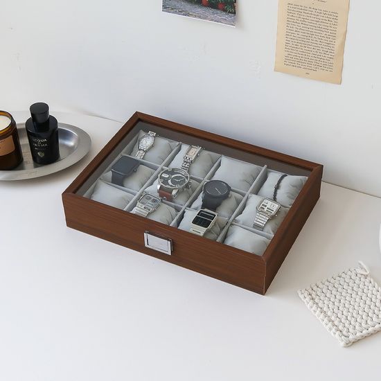 우드 시계보관함 12구 케이스 보관함