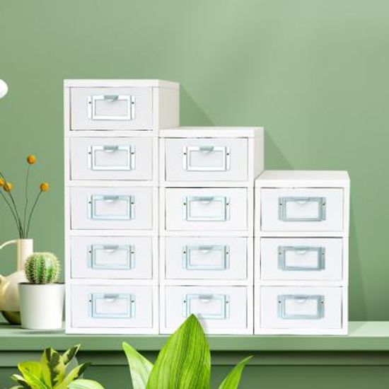 이오넬 미니서랍 4단 1+1 책상 화장대 정리함