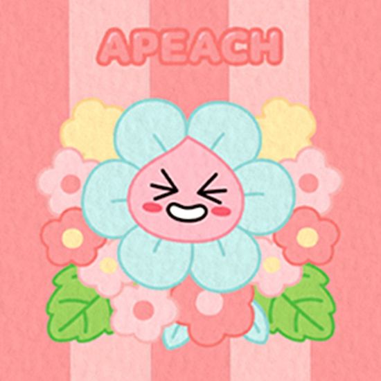 DIY 그림 그리기 카카오프렌즈 블라썸 어피치 25x25